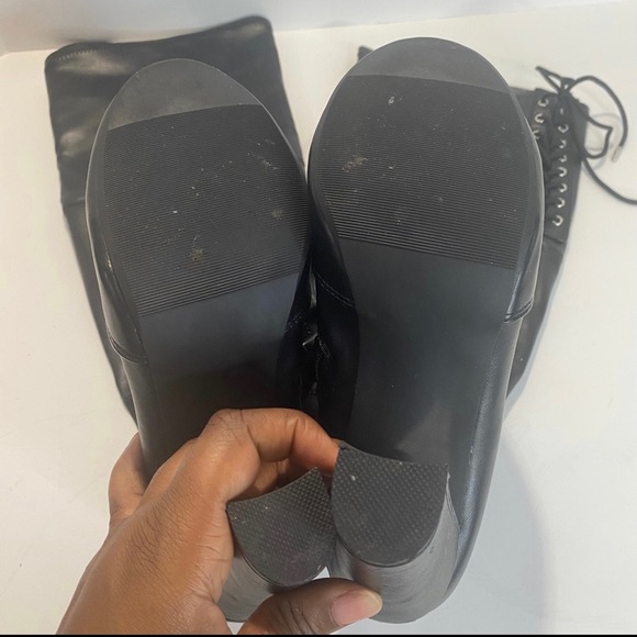 Over the knee Boots | Material Girl
Priyanka Over The Knee Boots Black
size 8.5 - Picture 9 of 11